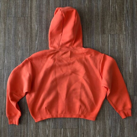 Nike Tech Fleece Hoodie Oversized Fit Orange Black Women's Size Small S New LE - Picture 6 of 6